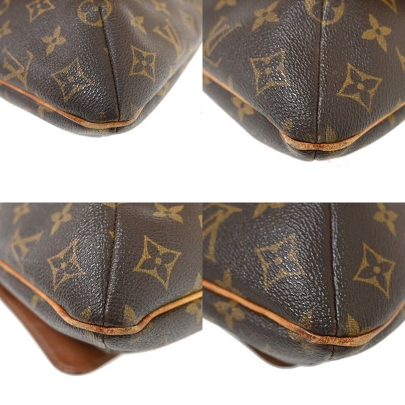 LOUIS VUITTON Musette Shoulder Bag Monogram Leather Brown France M51256 83SH259 - Picture 3 of 15